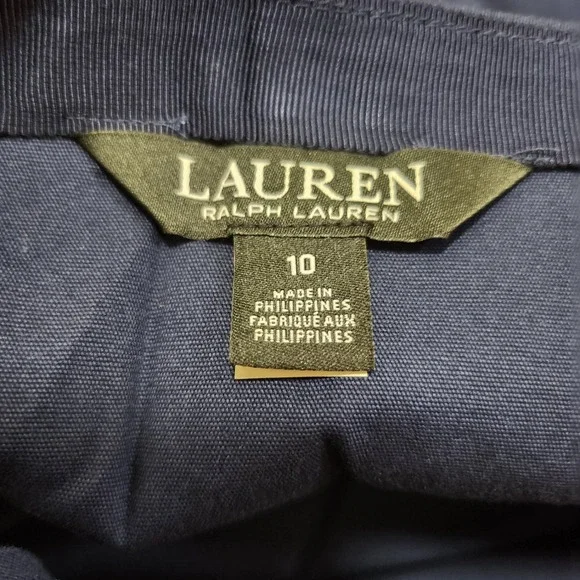 Ralph Lauren Navy A-Line Skirt - Picture 5 of 8